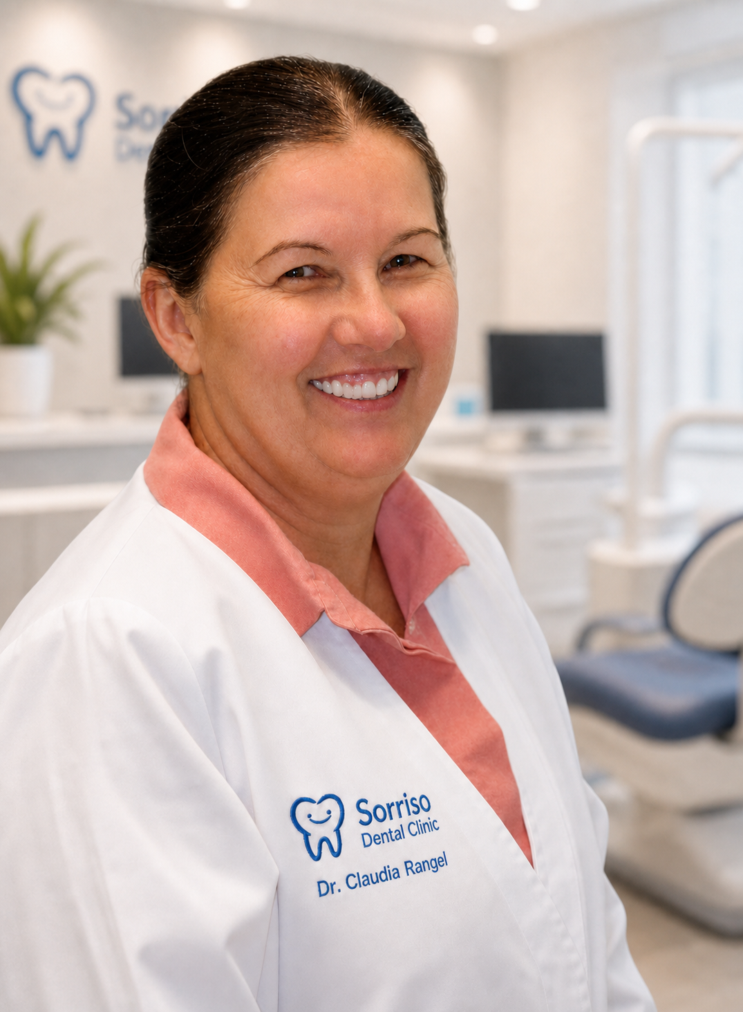 Dr. Claudia Rangel at Sorriso Dental Clinic