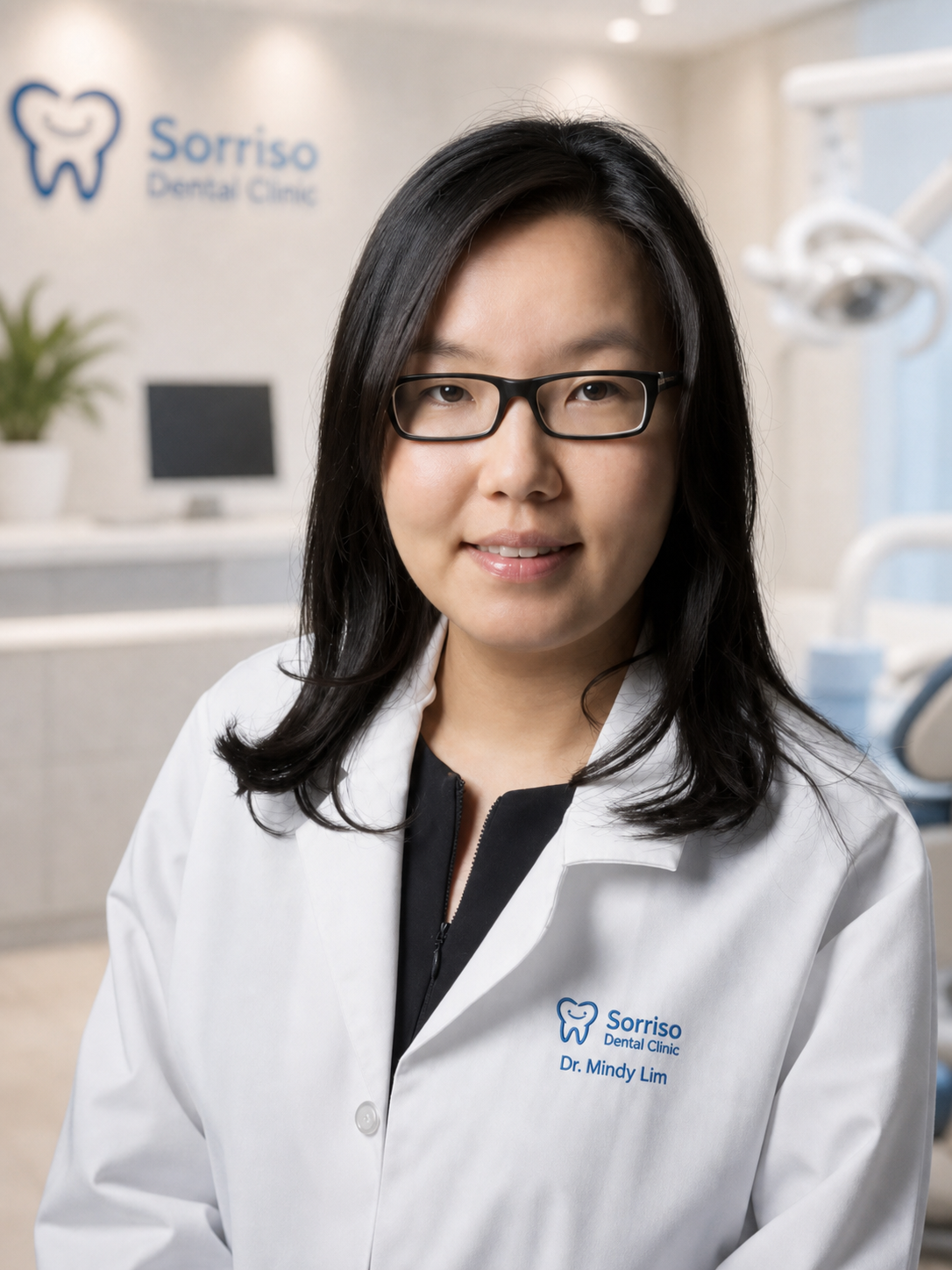 Dr. Mindy Lim portrait at Sorriso Dental Clinic
